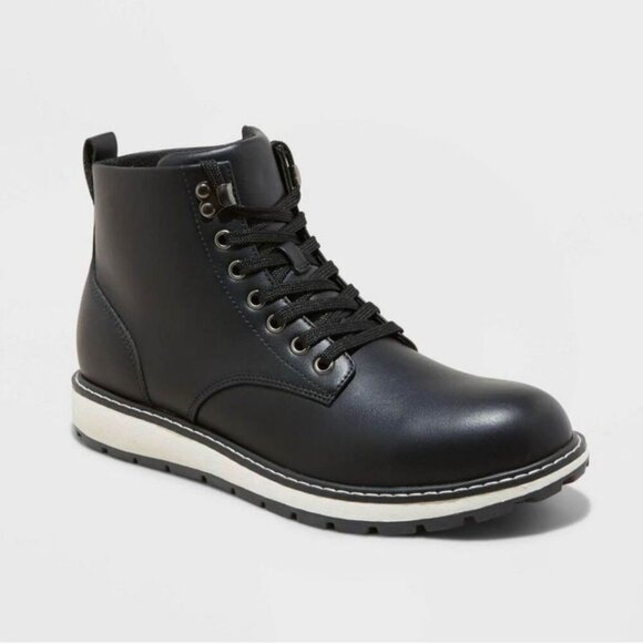 Men's Forest Work Boots-Black-Goodfellow & Co. - Picture 1 of 12